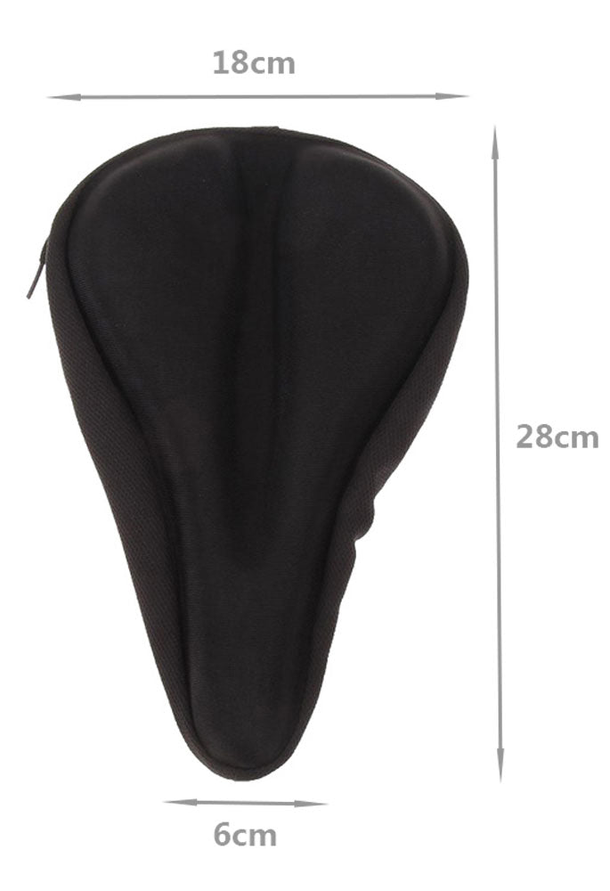 Velo Fahrrad GEL SATTELBEZUG Polsterbezug für Fahrradsattel SCHWARZ
