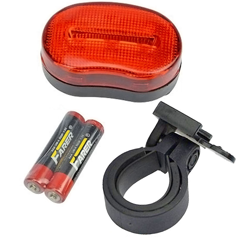 Rücklicht 3 LED VELOLICHT Fahrrad Rückleuchte ROT