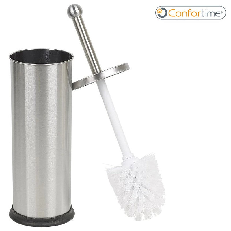 Toilettenbürste WC-BÜRSTE mit Halter WC-Garnitur EDELSTAHL