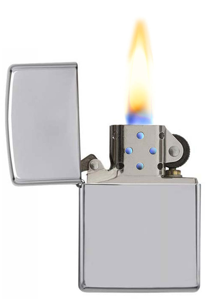 Zippo FEUERZEUG Benzinfeuerzeug Chrom High Polished