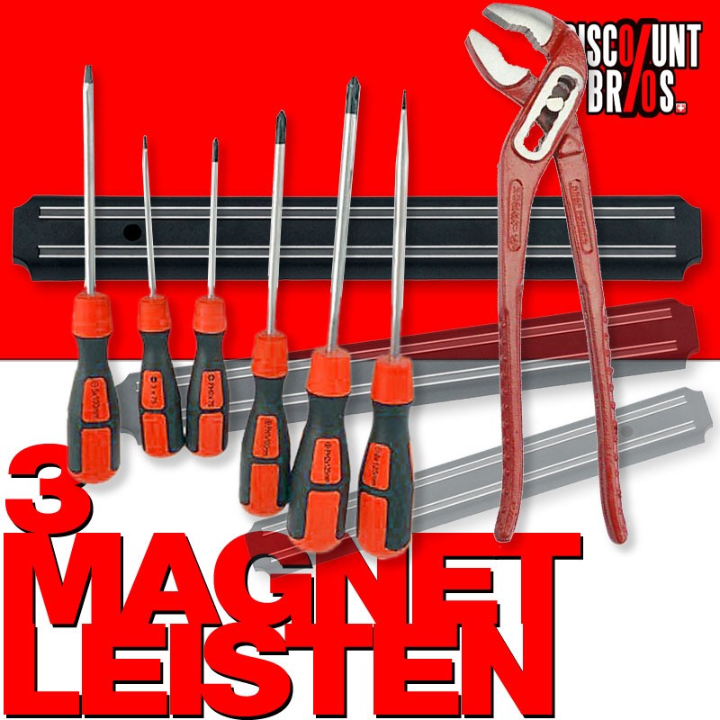 Universal Werkzeughalter MAGNETLEISTE Messerschiene 3er-Set