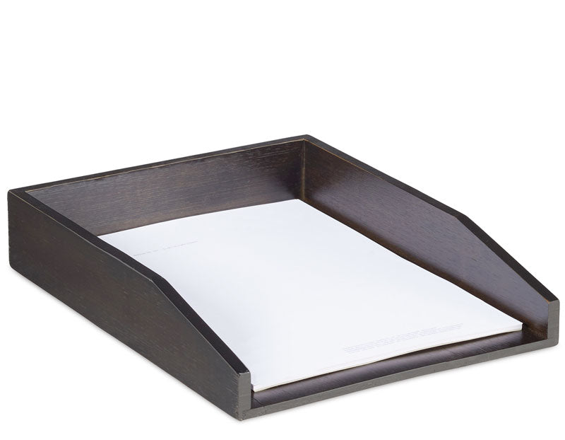 3 Stk. Dokumentenablage Papierablage BRIEFABLAGE Bambus BRAUN 3er-Set