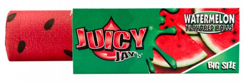 24 × Juicy Jay ROLLS mit Geschmack BIG SIZE TRAY Papers Rolle 5m Zigarettenpapier 5m×54mm