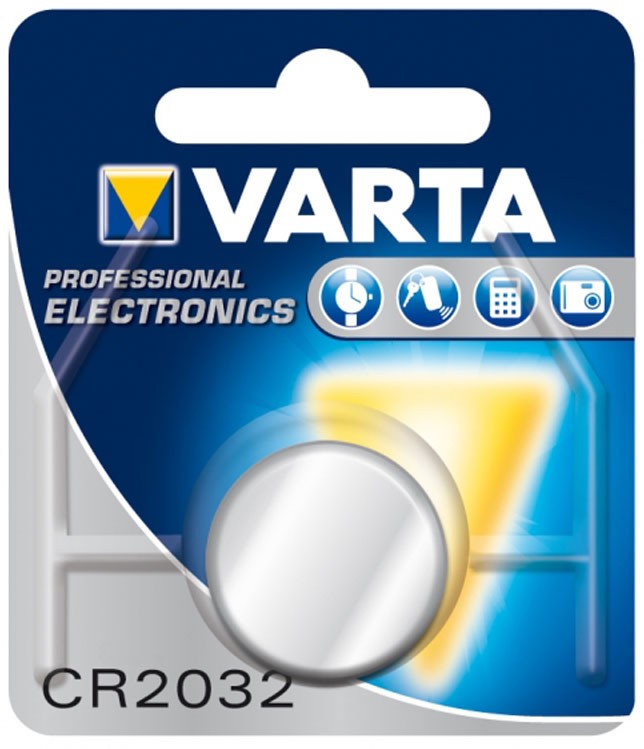 VARTA Lithium Knopfzelle CR2032 3V 1er Blister