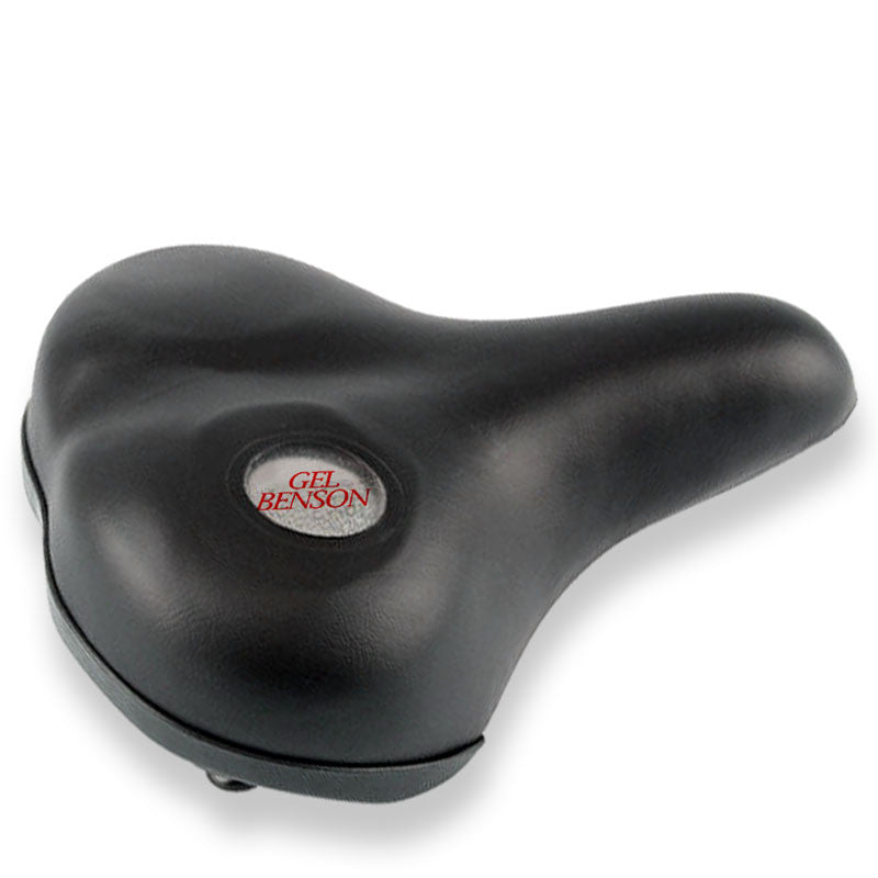 Deluxe Damen GEL VELO SATTEL Fahrradsattel Velosattel mit Doppelfeder SCHWARZ