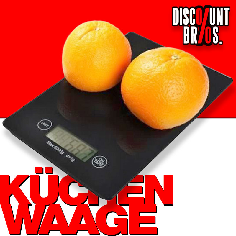 Digitale KÜCHENWAAGE Briefwaage Haushaltswaage Waage bis 5kg