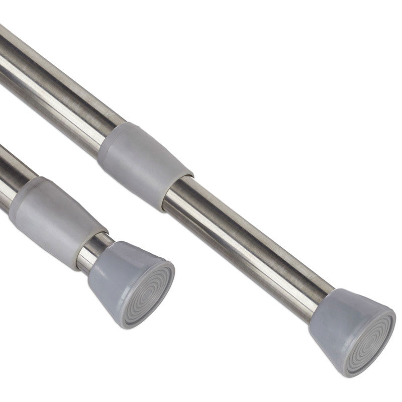 Teleskop Duschstange DUSCHVORHANGSTANGE Vorhangstange Teleskopstange Kleiderstange aus Edelstahl 66-110cm