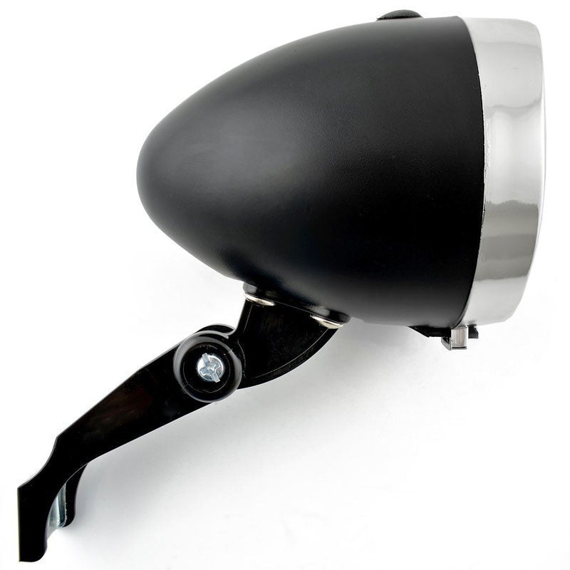 Retro-Design VELOLICHT mit 3 LED Fahrrad Velolampe Scheinwerfer Frontscheinwerfer ROT