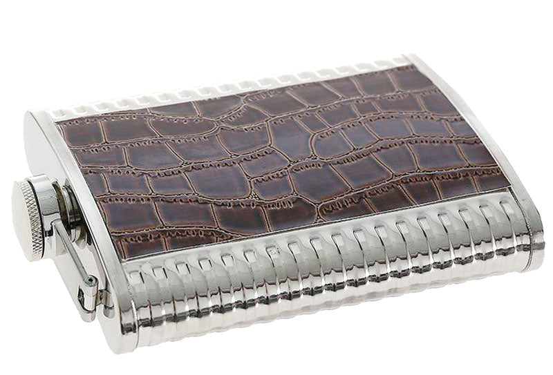 Geschenk-Set FLACHMANN 6-tlg. Chrom KROKODIL