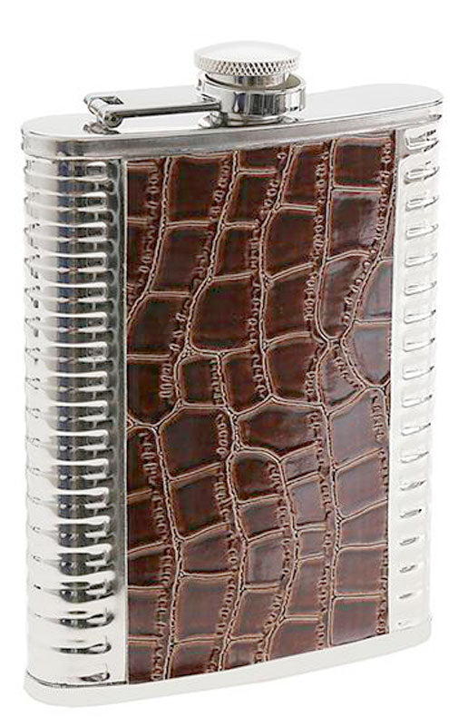 Geschenk-Set FLACHMANN 6-tlg. Chrom KROKODIL