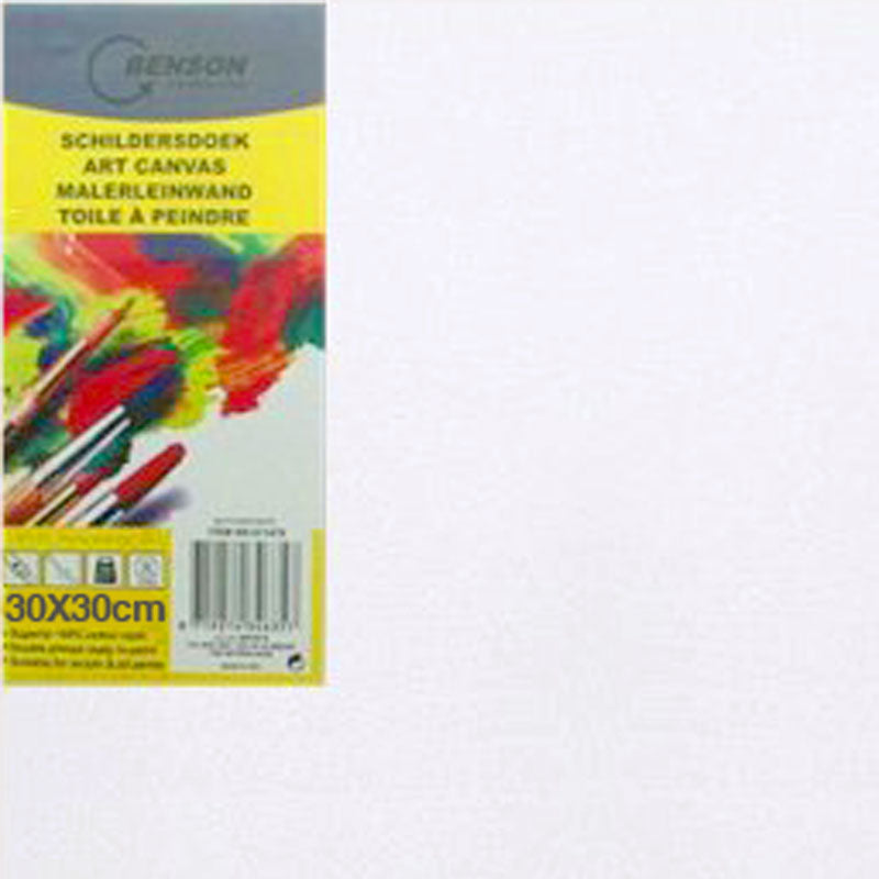 Künstler LEINWAND quadratisch grundiert auf Keilrahmen für Kunstmaler 30×30cm