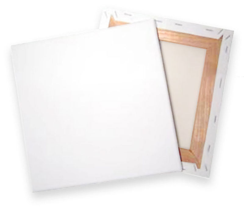 Künstler LEINWAND quadratisch grundiert auf Keilrahmen für Kunstmaler 20×20cm