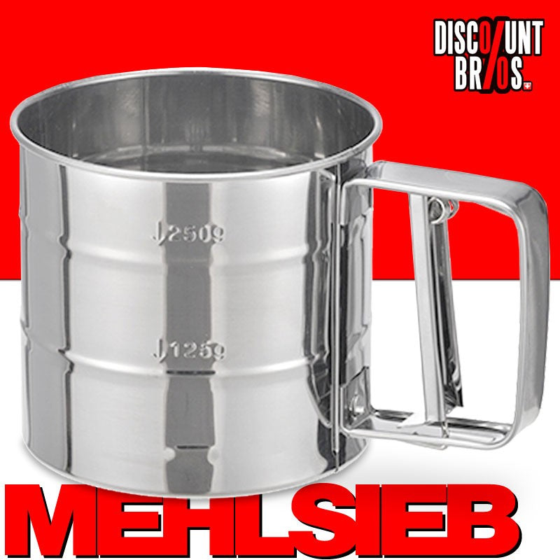 MEHLSIEB aus Edelstahl