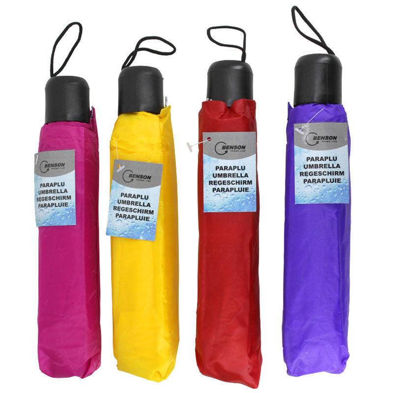 Mini Notfall REGENSCHIRM Taschen-Regenschirm LEUCHTFARBEN