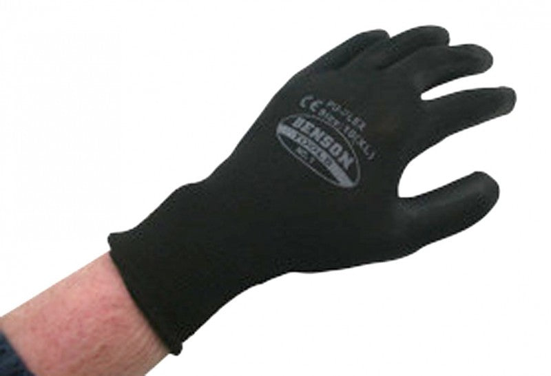 Arbeitshandschuhe PU Flex HANDSCHUHE Riggerhandschuhe SCHWARZ Gr. 10 XL