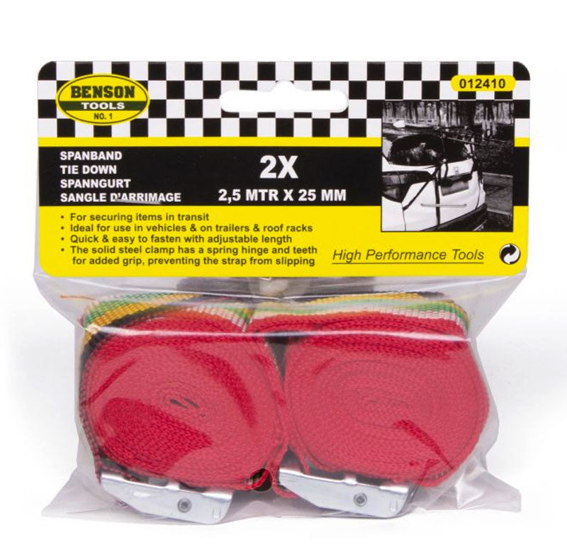 Gepäckgurt SPANNGURT Zurrgurt 2,5m 2er Set