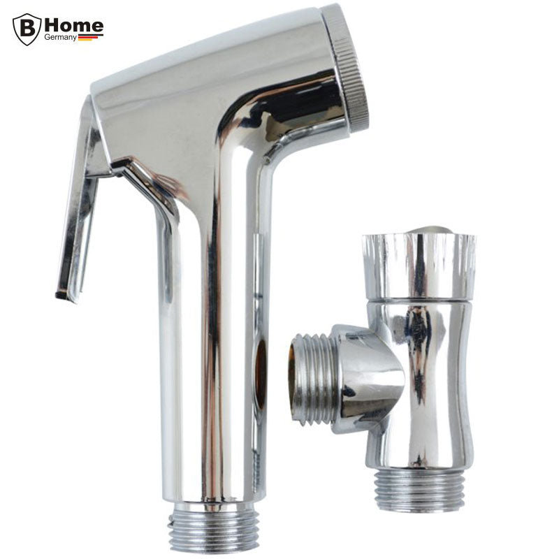 Spraybrause BRAUSE-SET Handbrause Bidetbrause Intimdusche Hundedusche Duschkopf mit Anschlussadapter + Brauseschlauch 120cm