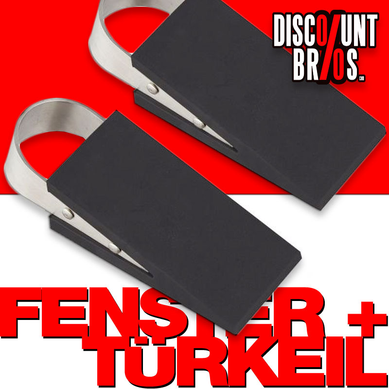 TÜRSTOPPER Türkeil Gummikeil + Edelstahl 2er-Set