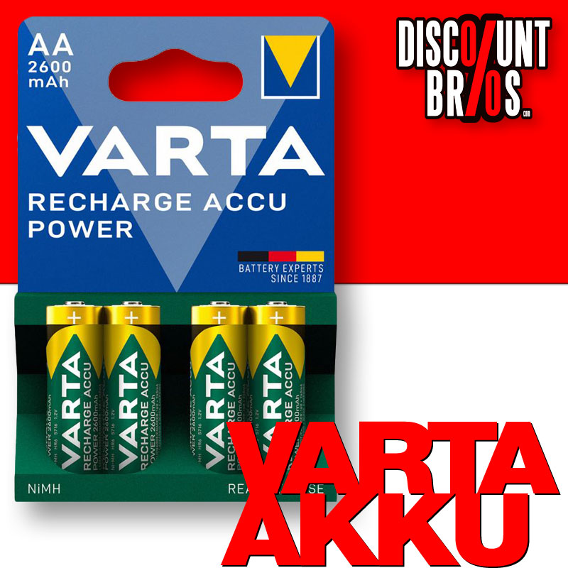 VARTA 5716 Ready2use NiMH AKKU 2600 mAh AA Mignon HR6 4er Pack