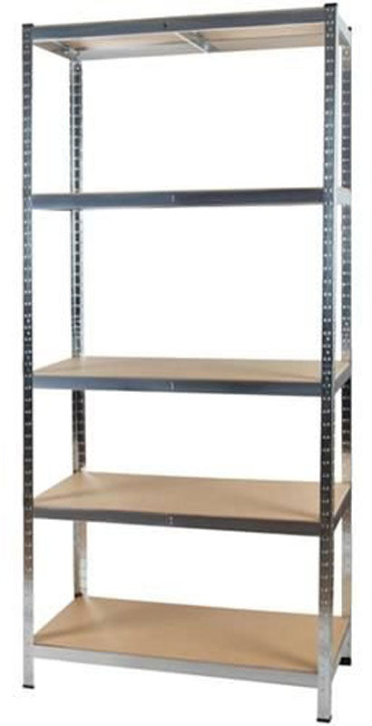 XL 220 x 100 x 45cm Lagerregal SCHWERLASTREGAL Metallregal Steckregal Gestell Regal mit 5 Böden