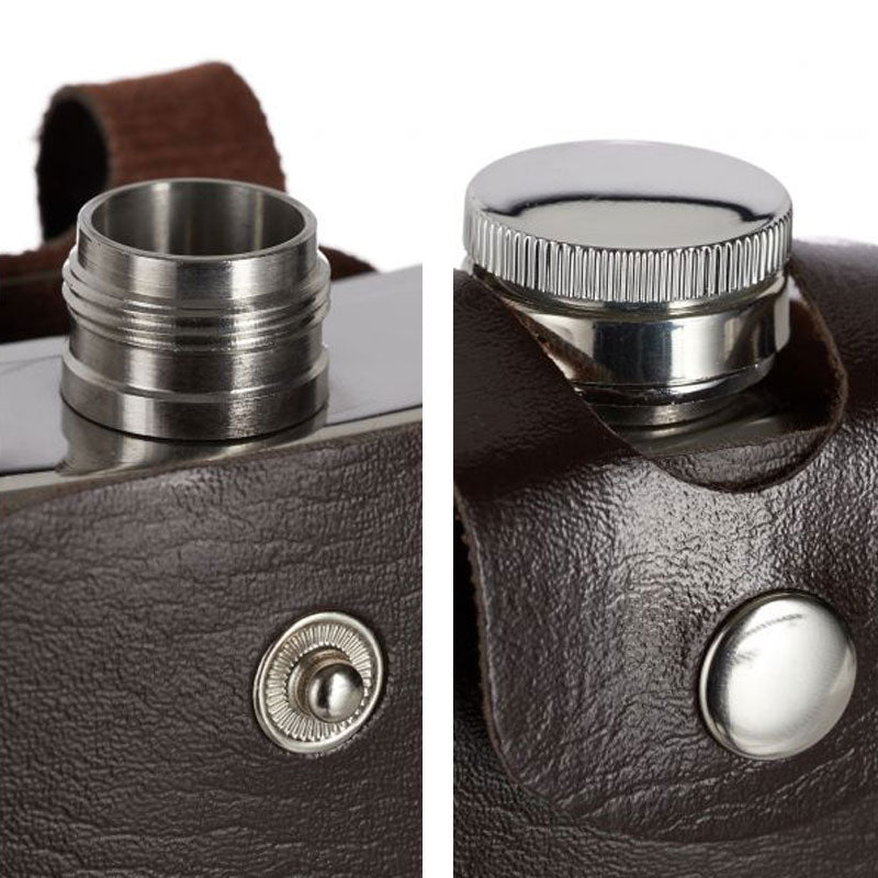 XXL FLACHMANN aus Edelstahl mit Tasche 1,8 l