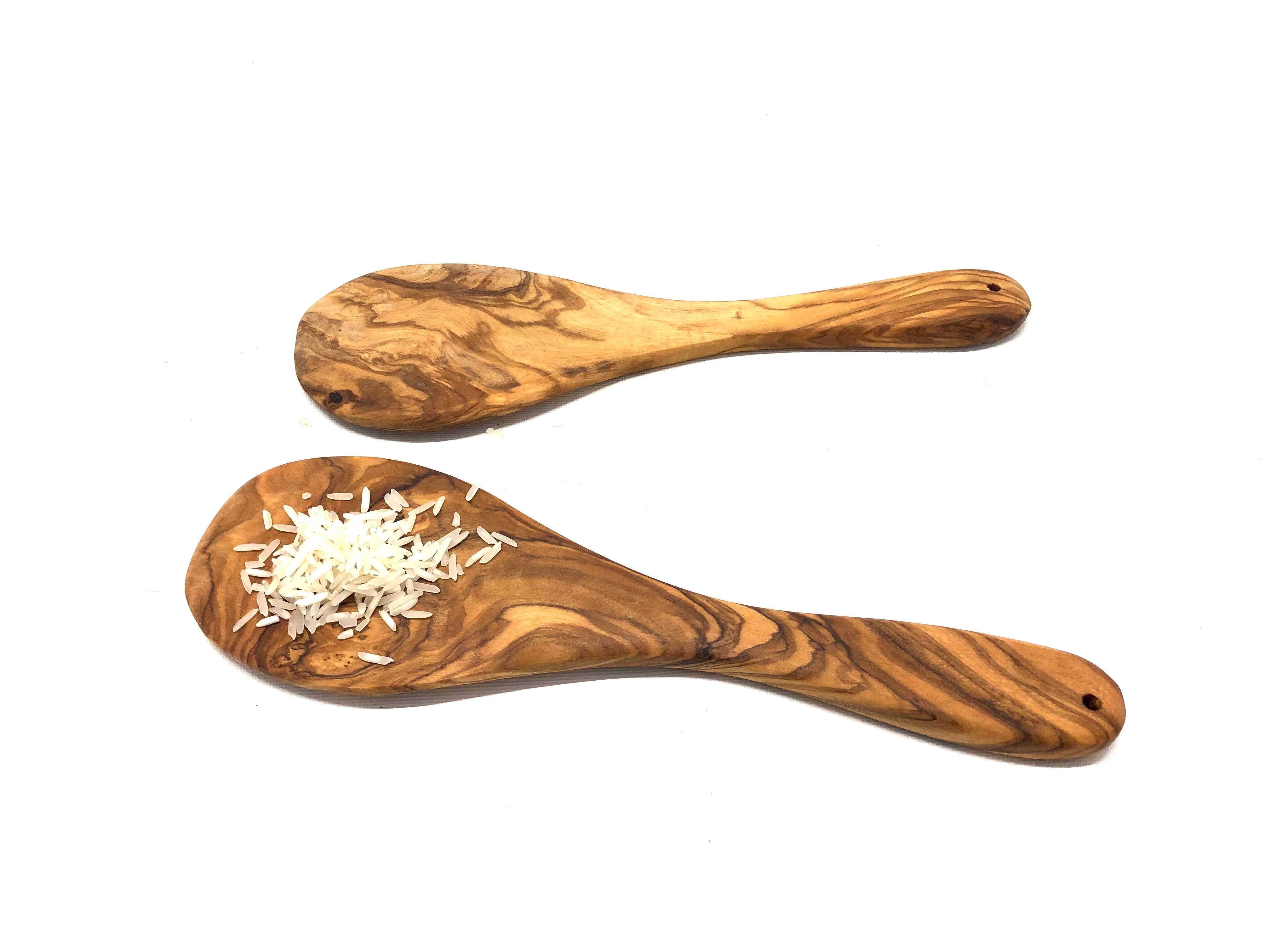 olivenholz-erleben | Reislöffel aus Olivenholz | gefertigt in Deutschland
