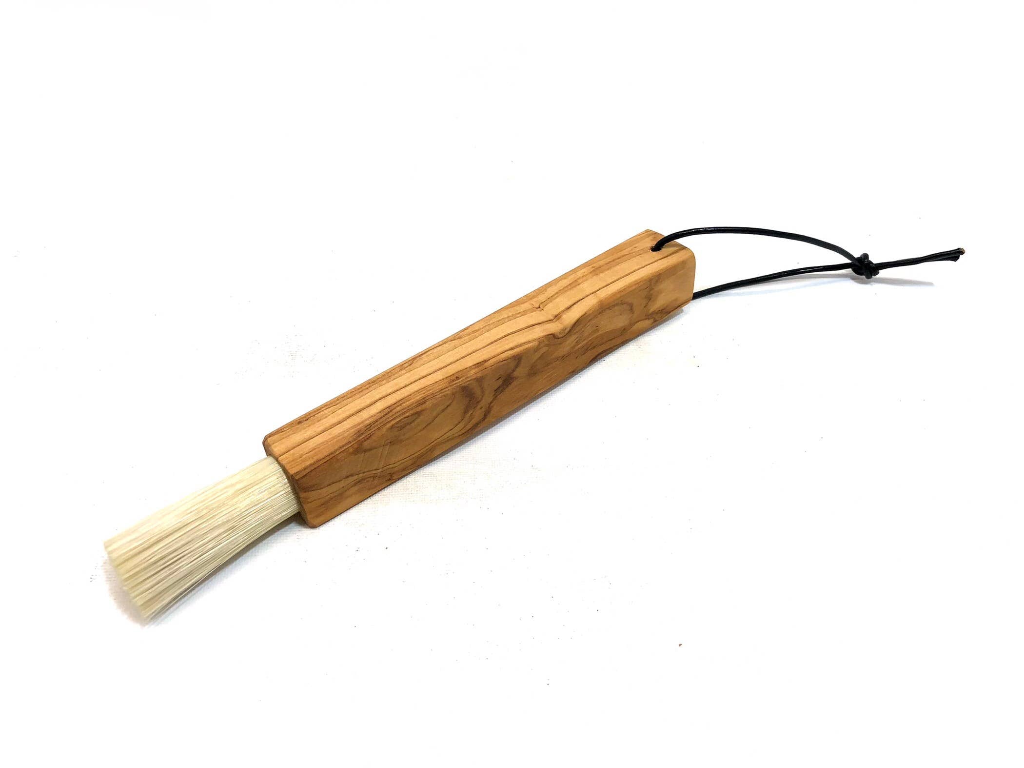 olivenholz-erleben | Reinigungspinsel für Espresso Siebträger aus Olivenholz | gefertigt in Deutschland