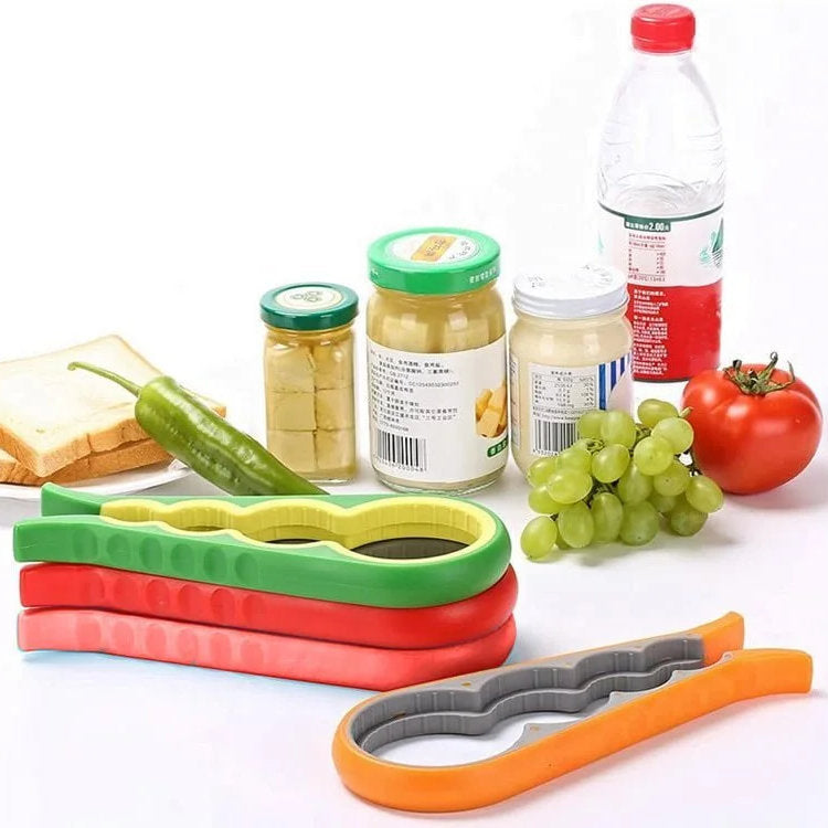 4-in-1 Glas- und FLASCHENÖFFNER für kinderleichtes öffnen