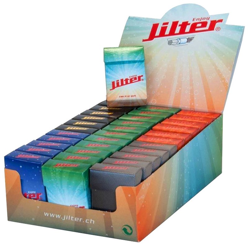 33 × 42 Stk. JILTER DISPLAY Zwister Box Filter Tips 6mm EXTRA-SLIM