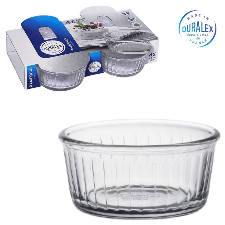 4er-Set Duralex OVENCHEF Ramequin Souffléförmchen Auflaufförmchen 8,5cm