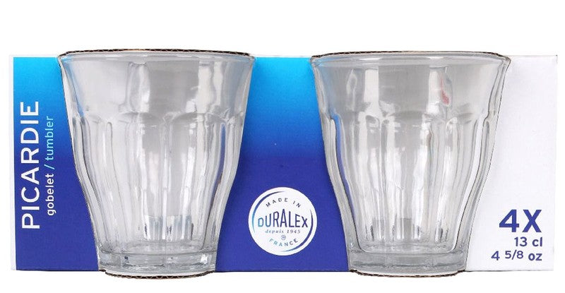 4er-Set Trinkgläser Glas TRINKGLAS Duralex Picardie 4×13cl