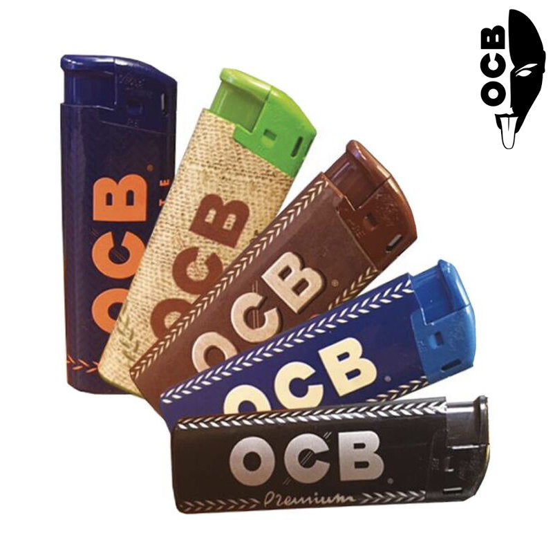 5 OCB Elektronic FEUERZEUGE "Brasilien" nachfüllbar