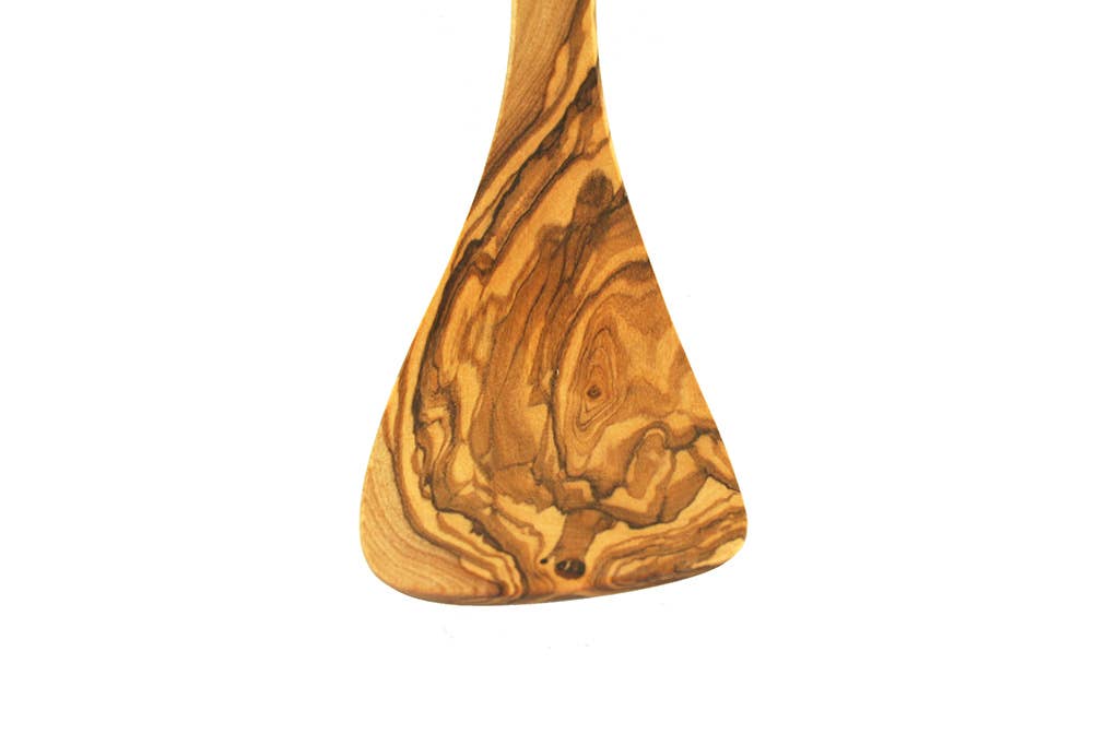 olivenholz-erleben | Pfannenwender aus Olivenholz 30 cm | gefertigt in Deutschland