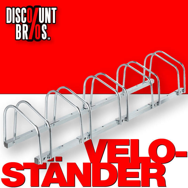 5-er VELOSTÄNDER verzinkt Fahrradständer bis 6 cm Reifenbreite