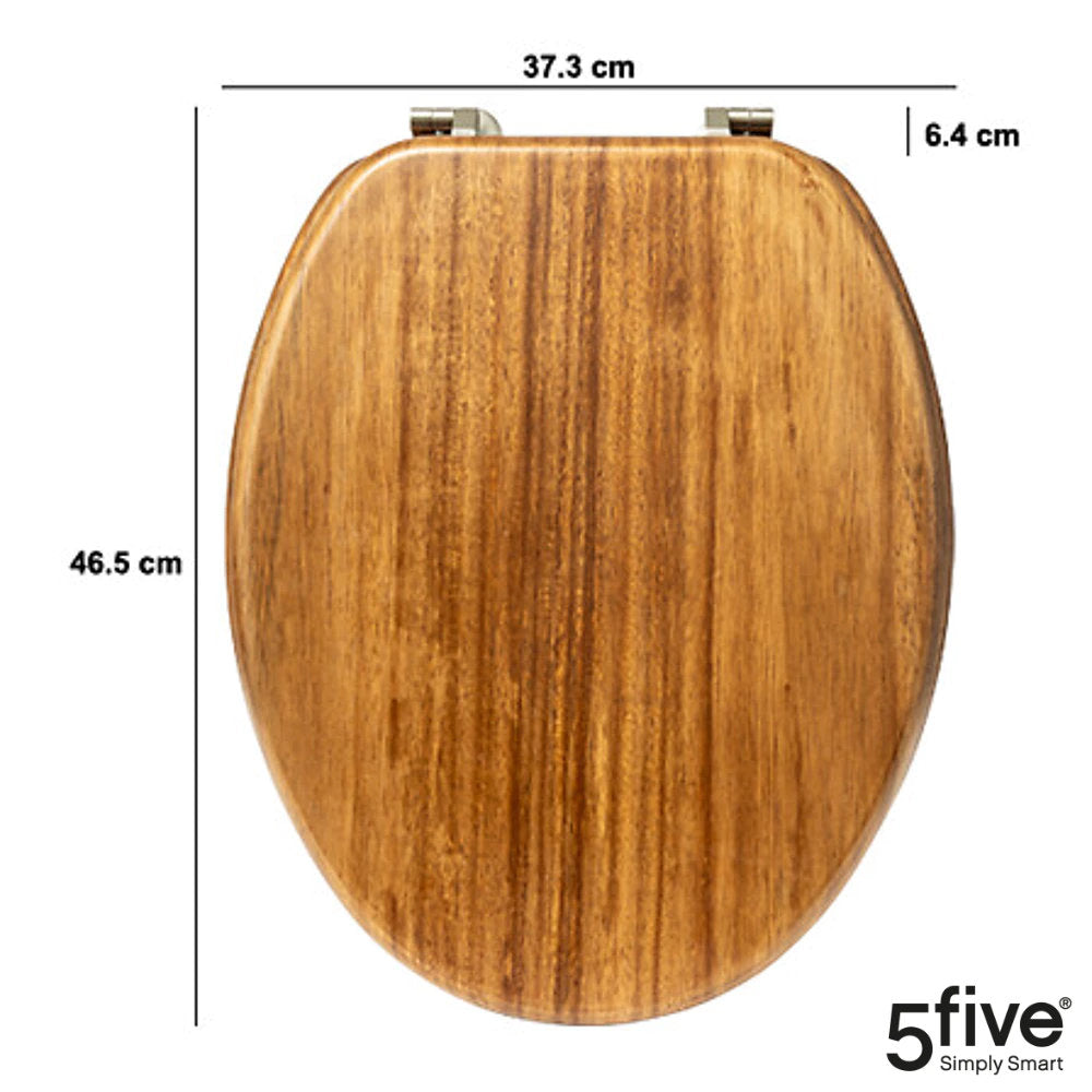 Luxus Toilettensitz WC-SITZ Toilettendeckel aus antibakteriellem Echt-Holz