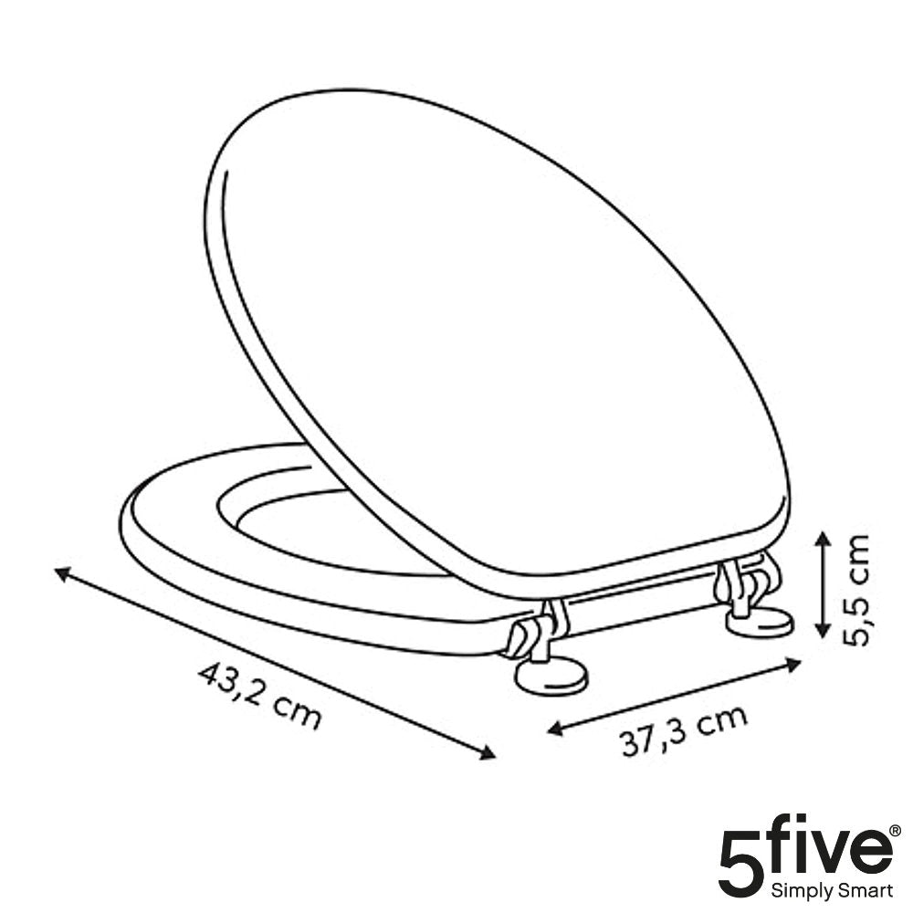Luxus Toilettensitz WC-SITZ Toilettendeckel aus Bambus-Holz