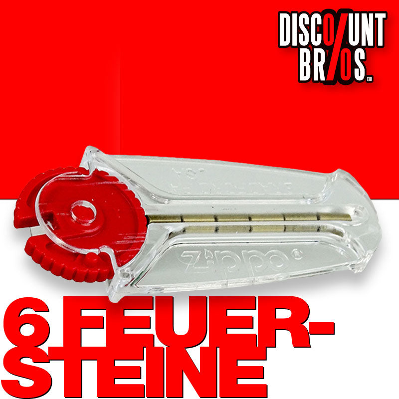6 ZIPPO FEUERSTEINE für Feuerzeuge