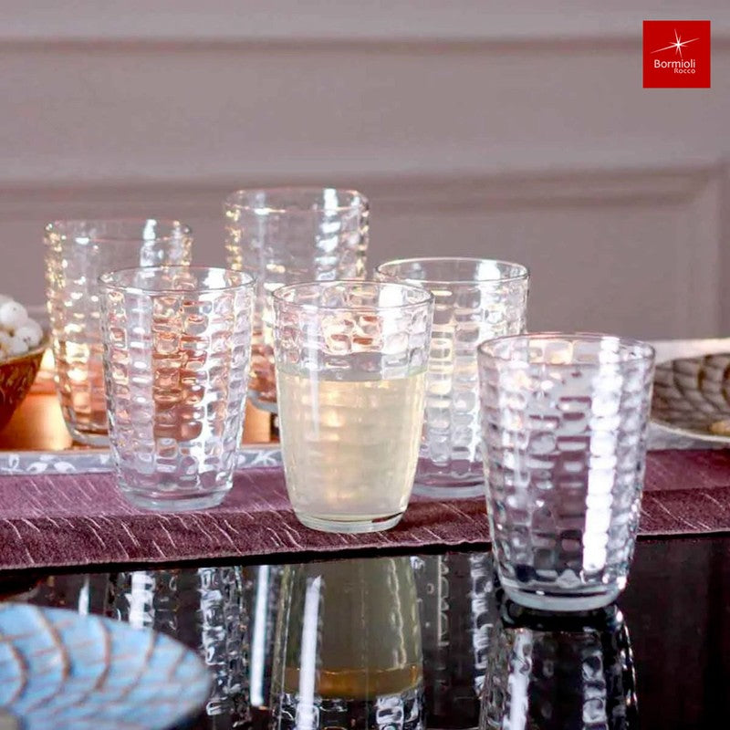 6er-Set Trinkgläser Glas TRINKGLAS Bormioli Rocco – MAT 6×390ml