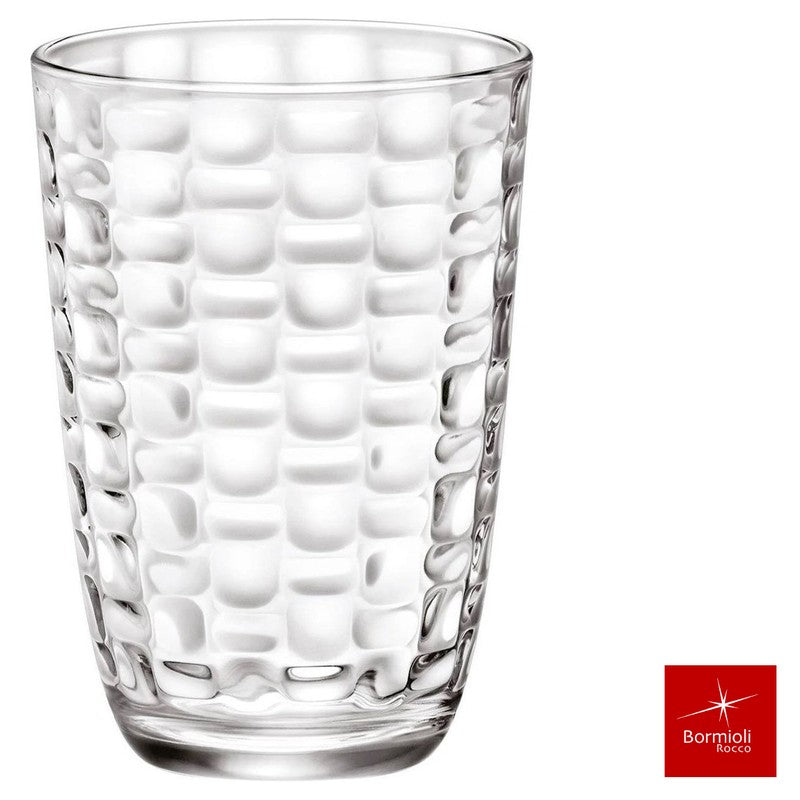 6er-Set Trinkgläser Glas TRINKGLAS Bormioli Rocco – MAT 6×390ml