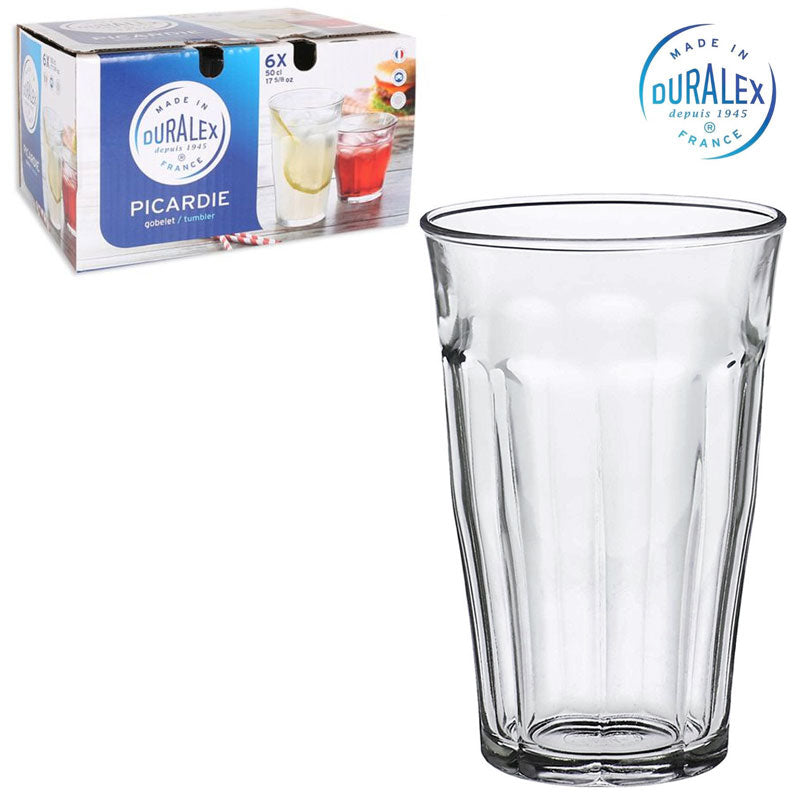 6er-Set Trinkgläser Glas TRINKGLAS Duralex Picardie 6×50cl