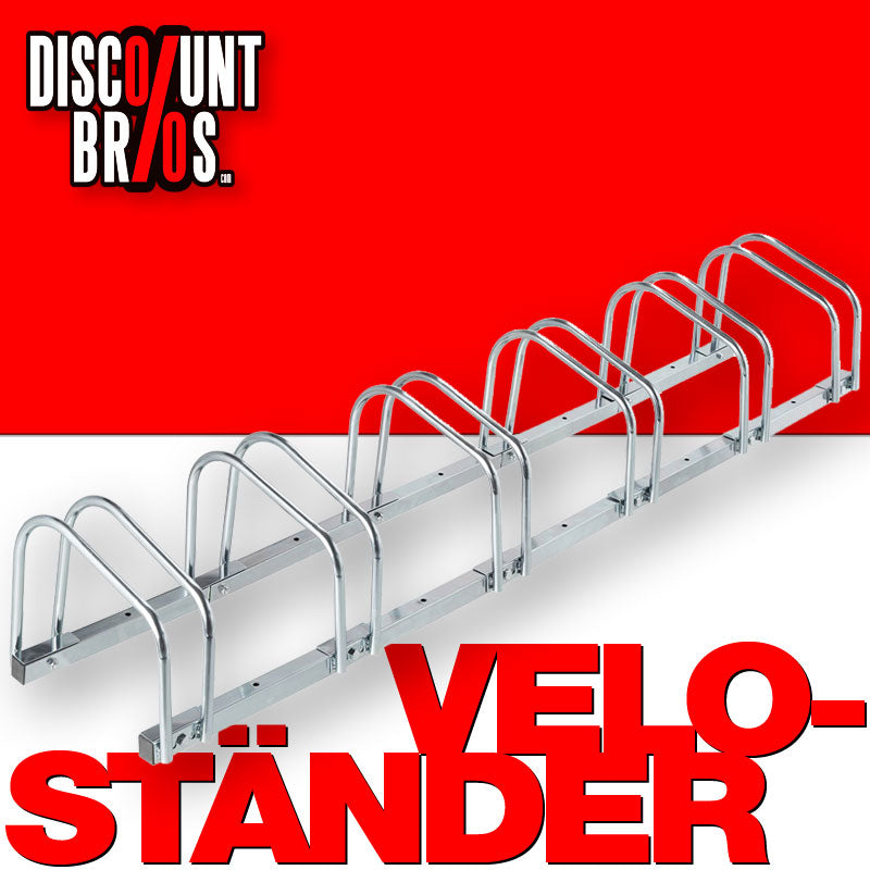6-er VELOSTÄNDER verzinkt Fahrradständer bis 6 cm Reifenbreite