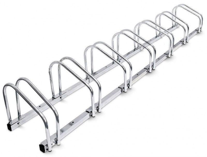 9-er VELOSTÄNDER verchromt Fahrradständer für Boden- & Wandmontage