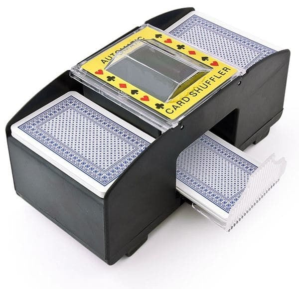 Automatischer KARTENMISCHER Kartenmischmaschine für 2 Decks