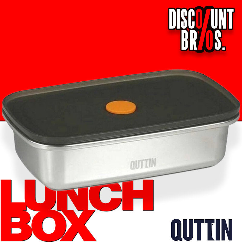 Quttin Edelstahl LUNCHBOX Vorratsdose mit Vakuumverschluss 600ml