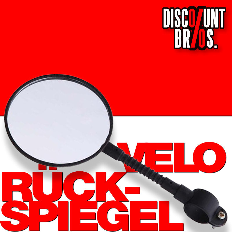 Velo Fahrrad RÜCKSPIEGEL Fahrradspiegel Lenker Spiegel