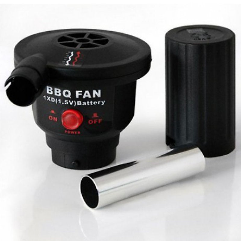 Grillanzünder GRILL-FÖN Grillgebläse Grillföhn Handgebläse batteriebetrieben