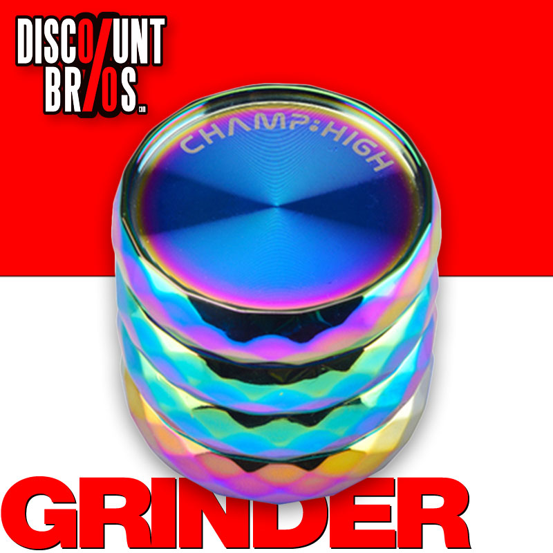 Gewürzmühle GRINDER RAINBOW DIAMOND 4-teilig aus Metall Ø42mm