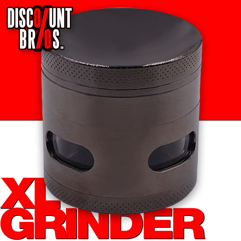 Gewürzmühle XL GRINDER ANTHRAZIT 4-teilig aus Metall Ø53mm