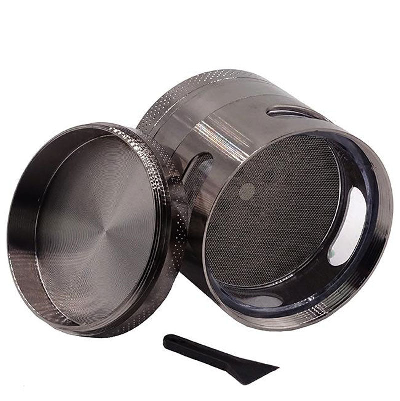 Gewürzmühle XL GRINDER ANTHRAZIT 4-teilig aus Metall Ø53mm