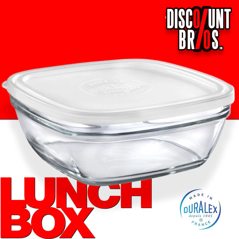 Duralex SCHÜSSEL mit DECKEL Vorratsdose Aufbewahrungsbox Lunchbox Frische Box 3l 23cm Transparent